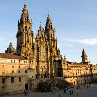 ESPAA. CIUDADES PATRIMONIO DE LA HUMANIDAD. SANTIAGO DE COMPOSTELA. Catedral y plaza do Obradoiro.
